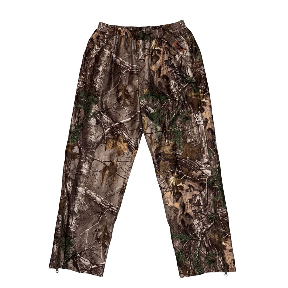 Realtree Camo Hunting Pants Mens L Green Scent Control Odor-Resistant Outdoors